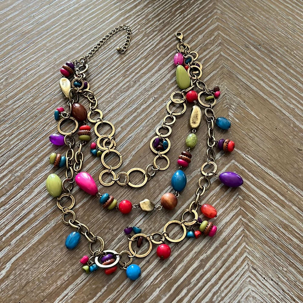 Premier Designs Necklace with removable strand and extender